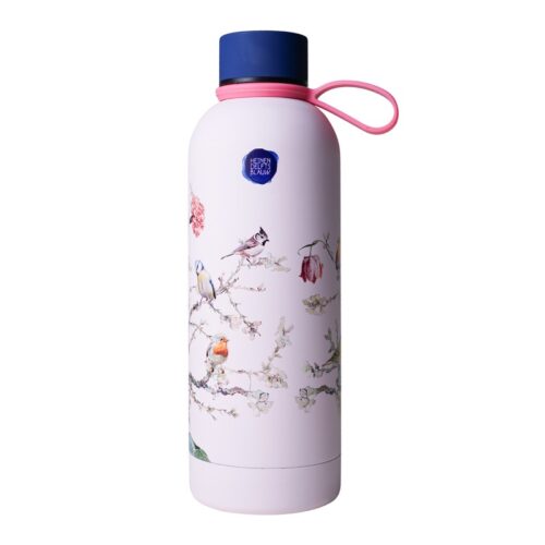 Waterfles Bosvogels Roze