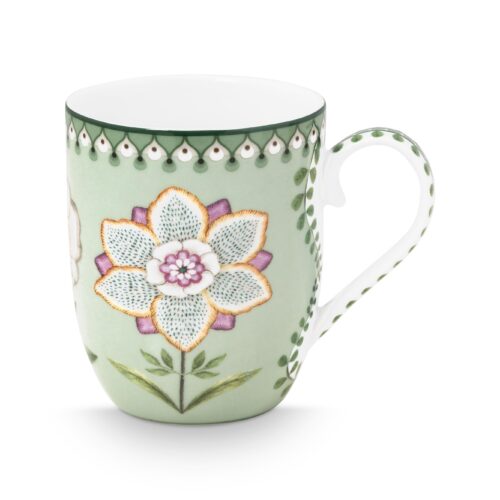 Pip Studio Lily & Lotus XLarge FLowers Green 450ml