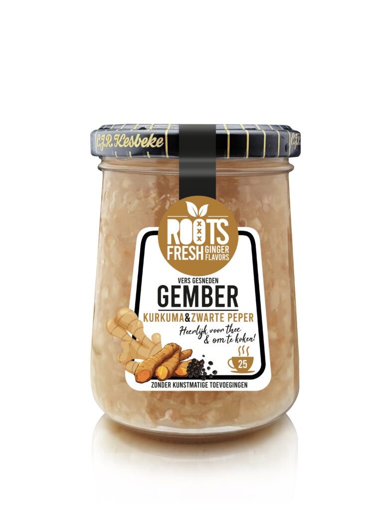Roots Fresh Tea - Gember Kurkuma & Zwarte Peper
