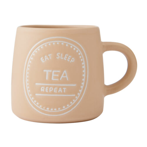 Mikasa Eat Sleep en Repeat Mok, 400ml