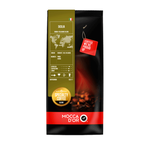 Mocca D'or  Koffiebonen "SICILIA" - Koffie van de Maand