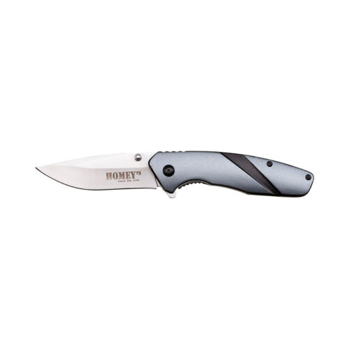 Zakmes, Homey's, ProfJob K1, lock, grijs, RVS/Alu, doos